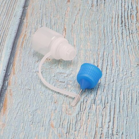 50 ml Plastic Dropper Bottles Steel Needle Tip Empty Liquid Filling 10PCS Red Cap in Saudi Arabia