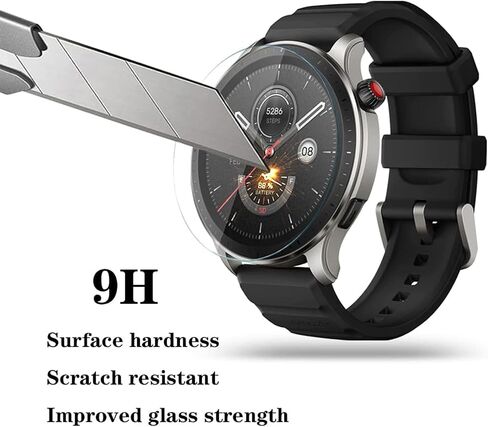 3 عبوات لواقي شاشة الساعة الذكية OnePlus Watch 2، صديق للحافظة، حواف مقوسة 2.5D مقاومة للخدش وخالية من الفقاعات ومضادة لبصمات الأصابع HD شفافة، فيلم زجاجي مقسى لساعة OnePlus 2 in Kuwait