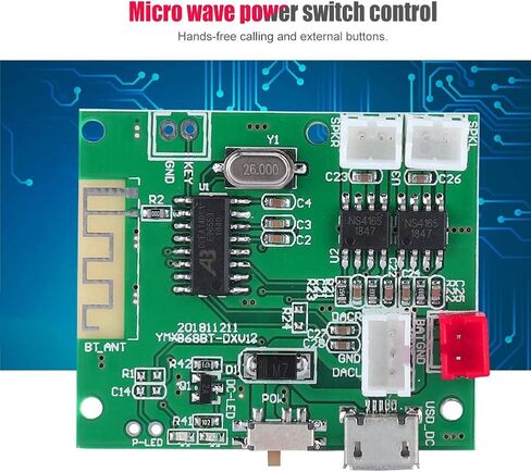 Bluetooth Amplifier Board AUX Audio Input Power Amplifier Board 3.7V to 5V 2*5W in Saudi Arabia