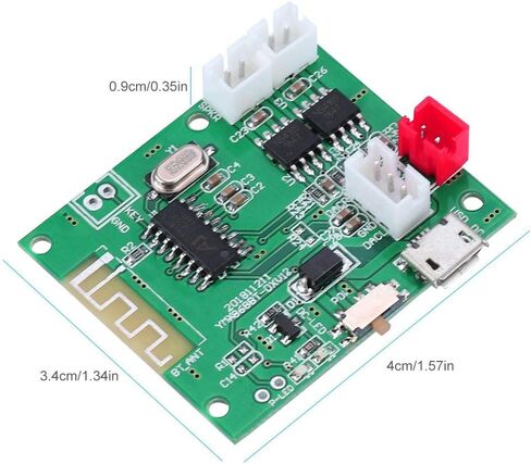 Bluetooth Amplifier Board AUX Audio Input Power Amplifier Board 3.7V to 5V 2*5W in Saudi Arabia