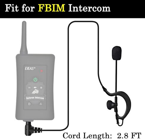 سماعة رأس للحكم، سماعة أذن بخطاف الأذن لراديو الاتصال الداخلي لمدرب كرة القدم V6 V4 in Kuwait