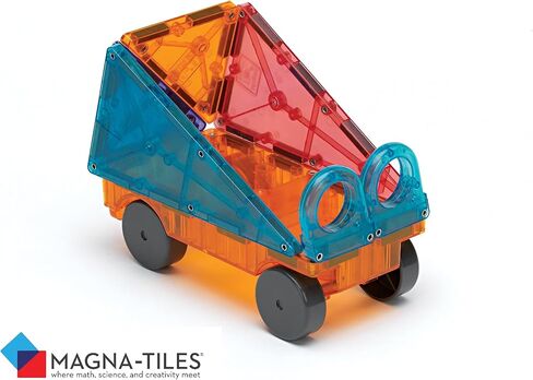 MAGNA-TILES DX مجموعة بناء مغناطيسية مكونة من 48 قطعة، العلامة التجارية الأصلية للبناء المغناطيسي in Kuwait