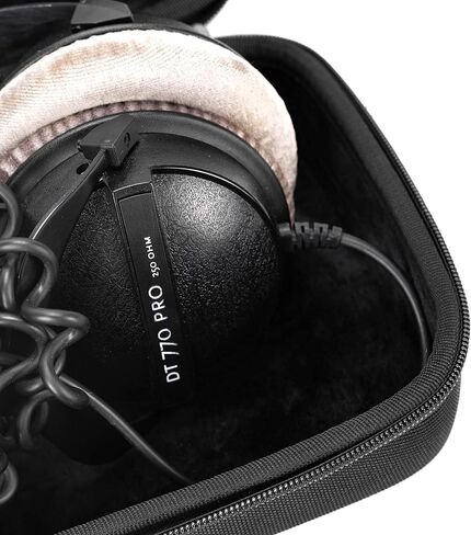 ANALOG CASES Studio Headphones Case, Compatible with Beyerdynamic/Sennheiser/Shure/Sony/Audio-Technica - Custom-Fitted Compact Pulse Hard Case for Travel in Saudi Arabia