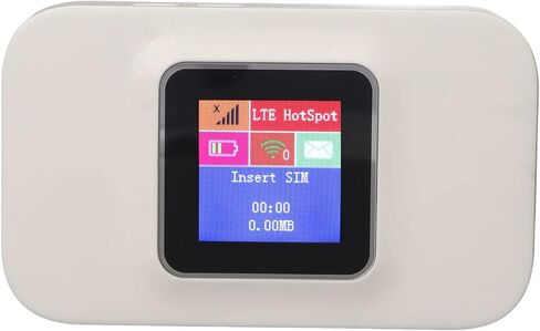 نقطة اتصال محمولة، جهاز توجيه محمول 4G LTE غير مقفل مع فتحة بطاقة SIM، سرعة تنزيل تصل إلى 300 ميجابت في الثانية، ما يصل إلى 10 أجهزة توصيل in Saudi Arabia