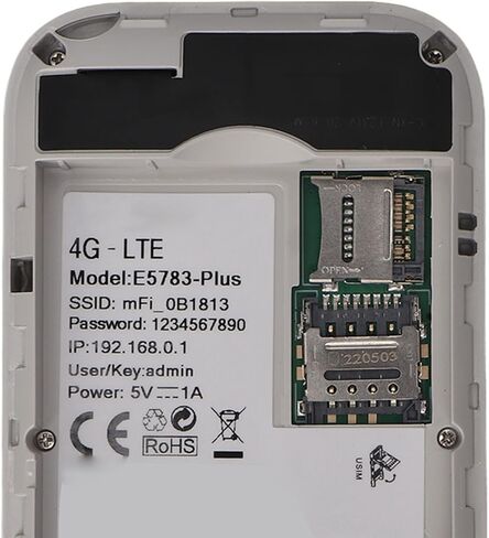 نقطة اتصال محمولة، جهاز توجيه محمول 4G LTE غير مقفل مع فتحة بطاقة SIM، سرعة تنزيل تصل إلى 300 ميجابت في الثانية، ما يصل إلى 10 أجهزة توصيل in Saudi Arabia