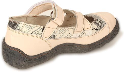 TMA EYES Button Criss Cross Strap Leather Women Flat Shoes in Saudi Arabia