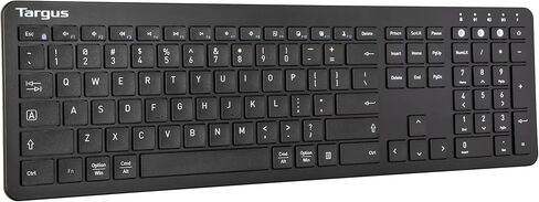 Targus Full-Size Multi-Device Bluetooth Keyboard – 104-Key QWERTY Layout, Connect Up to 3 Devices, Compatible with Chrome OS, Windows, macOS, iOS, and Android (AKB864US) in Saudi Arabia