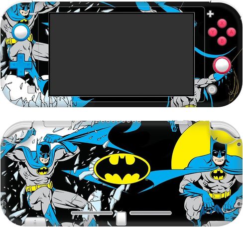 Head Case Designs Officially Licensed Batman DC Comics Classic Logos and Comic Book Vinyl Sticker Gaming Skin Decal Cover Compatible with Nintendo Switch Lite in Saudi Arabia