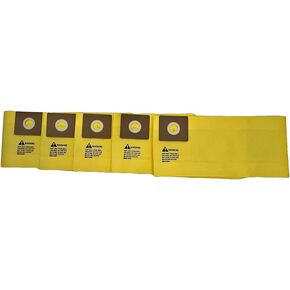 Replacement Type H High Efficiency Vacuum Bags Compatible With Shop Vac 1.5-2.5 Gallon - 5 Pack