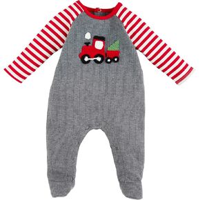 Mud Pie baby-boys Baby Crochet Train Sleeper