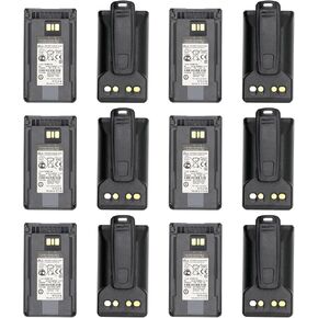 (12PCS) FNB-V134 Battery FNB-V134LI-UNI Battery [2024 New Version] for Vertex Standard EVX-531 Battery VX-451 VX-261 VX-454 AAJ68X001 FNB-V133Li EVX-530 EVX-261 EVX-534 FNB-V133LI-UNI Battery (Slim)
