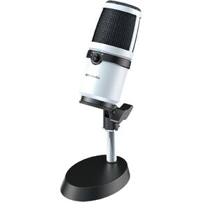 ميكروفون AVerMedia USB متعدد الأغراض للتسجيل أو البث أو البث (AM310) - أبيض in Kuwait