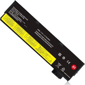 01AV423 SB10K97580 61 External Laptop Battery for Lenovo ThinkPad T470 T480 T570 T580 A475 A485 P51S P52S 01AV422 SB10K97579 01AV424 SB10K97581 01AV452 SB10K97597 01AV490 4X50M08810 11.4V 24Wh