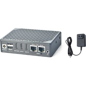 NanoPC-T6 LTS Mini Computer WiFi Router, Office Home Smart IoT Gateway, Rockchip RK3588 CPU 6Tops NPU, with 2X PCle 2.5G Ethernet Port for AI edge computing, Support M.2 NVMe SSD Module (4+32GB)