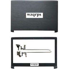 Replacement Laptop LCD Cover Back Rear Top Lid with Front Bezel and Hinges for Acer Aspire 5 A515-51 A515-51G 41G A315-53 60.GP4N2.002 60.GP4N2.003 AM20X000300 AM28Z000100