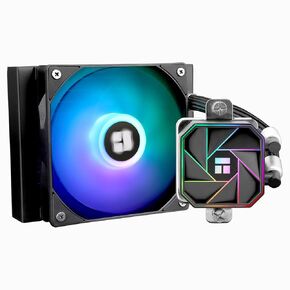 Aqua Elite 120 V3 Liquid CPU Cooler, AIO Pump Head Speed up to 3300RPM, TL-C12B-S V2 PWM Fans,for AMD/AM4/AM5, Intel LGA1150/1151/1200/2011/1700, Computer CPU Aio Cooler