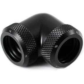 Barrow 14mm Multi-Link to Multi-Link Fitting, 90 Degree Angle, Black