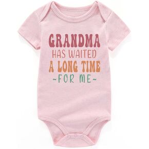shlrzy grandma has waited a long time for me baby pregnancy announcement baby girl clothes grandma to be