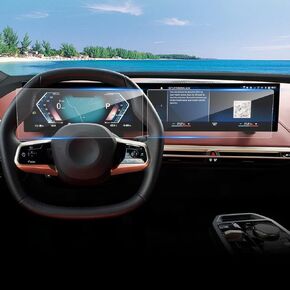 (4 قطع) واقي شاشة 2023 2024 iX i3 i4 i5 i7 لسيارة BMW iDrive 8 (14.9 بوصة Navi+12.3 بوصة داش)، 2024 BMW iX i3 i4 i5 i7 ملحقات طبقة حماية نانو عالية الوضوح in Kuwait