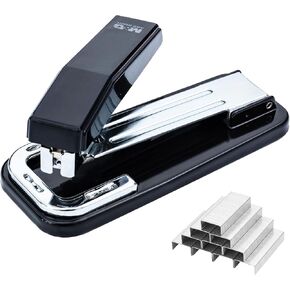 M&G Desktop Stapler Portable Stapler with 50 Sheet Capacity, 360 Rotation Design, Two Binding Modes, Classic Stapler with 1000 Staples, Durable Staplers for Office School Home (Grey) in Kuwait