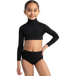 Capezio Girls' Turtleneck Long Sleeve Top