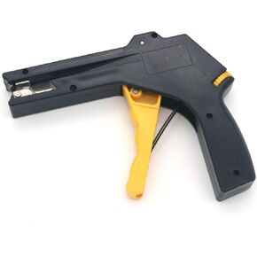 2 IN 1 NUZAMAS Nylon Plastic Cable Fastening and Cutting Gun, Heavy Duty Cable Tie Gun for Nylon Ties Fastening and Cutting Tool