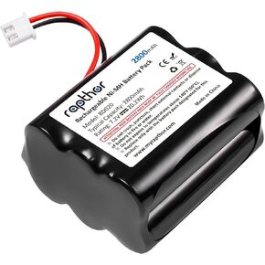 2800mAh Replacement Battery for 2GIG BATT1, BATT1X, BATT2X, 6MR2000AAY4Z, GC2 2GIG-CNTRL2 2GIG-CP2, GCKIT311, 228844, for Go Control Panel Alarm System 10-000013-001, PERS-4200, 7.2V, 20.2Wh