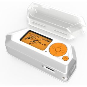 Compatible for Flipper Zero Protective Case Transparent TPU - Supports All Modules, Includes Two Creative Stickers (Transparent)