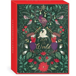 Punch Studio Vintage Santa Chimney Christmas Cards Set of 12 (46811)