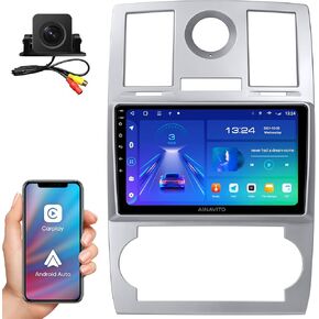9 Inch 5G WiFi 8 Core 48EQ Android12 Airplay Car Stereo Radio Receiver for Chrysler 300C 2004-2011 Apple Carplay Android Auto Support Mirroring Backup1080P SWC