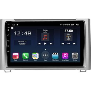 Car Stereo for Toyota Tundra 2014 to 2021, Bluetooth Audio and Calling, Touchscreen Car Stereo, Video Player, USB, SD, Auxiliary Input, FM Radio Receiver