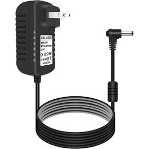 AC/DC 9V Wall Charger Suitable for Portable DVD Players, Replacement of Power Cord AC-DC Power Adapter, Compatible with UEME/HDJUNTUNKOR/DBPOWER Portable DVD, 4.0 * 1.7 Plug Power Adapter