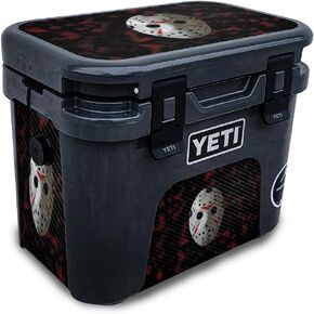 Glossy Glitter Skin Compatible with Yeti Roadie 15 Hard Cooler - Mexican Flag - Premium 3M Vinyl Protective Wrap Decal Cover - Easy to Apply | Crafted in The USA by MightySkins