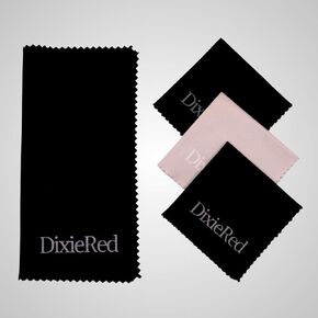 Microfiber Cleaning Cloth, Pack of 3 - for Lens, Glasses, Screens & More (Black)