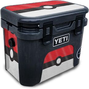 غلاف من ألياف الكربون متوافق مع Yeti Roadie 15 Hard Cooler - كتاب التركيب - غطاء لاصق واقي من الفينيل 3M ممتاز - سهل التطبيق | صُنع في الولايات المتحدة الأمريكية بواسطة MightySkins