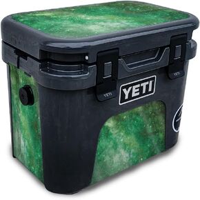 Skin Compatible with Yeti Roadie 15 Hard Cooler - Blue Stars - Premium 3M Vinyl Protective Wrap Decal Cover - Easy to Apply | Crafted in The USA by MightySkins