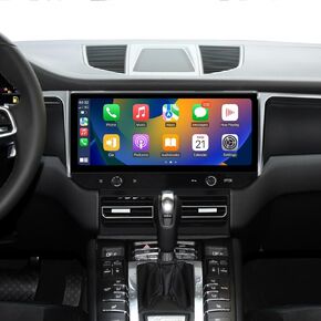 8GB+128GB Android Radio Screen Upgrade for Porsche Macan 2013-2017 Touch Screen Replacement 12.3inch Multimedia Player GPS Navigation Auto Stereo fit for PCM3.0 & PCM4.0