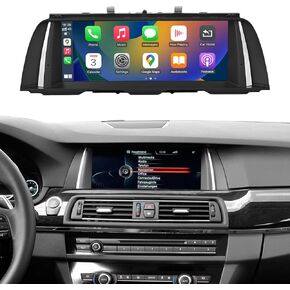 NINETOM 10.25 inch Touchscreen Wireless Apple CarPlay Android Auto Multimedia Car Radio Receiver for BMW 5 Series with NBT System, F10 / F11(2012-2016)