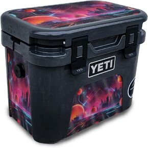 Skin Compatible with Yeti Roadie 15 Hard Cooler - Fluorescent - Premium 3M Vinyl Protective Wrap Decal Cover - Easy to Apply | Crafted in The USA by MightySkins
