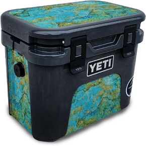 Carbon Fiber Skin Compatible with Yeti Roadie 15 Hard Cooler - Hex Rays - Premium 3M Vinyl Protective Wrap Decal Cover - Easy to Apply | Crafted in The USA by MightySkins