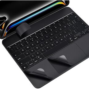 ملصق حماية مسند راحة اليد للوحة المفاتيح السحرية متوافق مع Apple iPad Pro 13 بوصة M4 Magic Keyboard MWR53LL/A، 2024 iPad Pro 13 Magic Keyboard - أسود in Kuwait