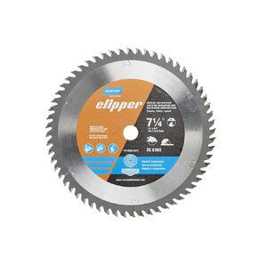 Norton Clipper Circular Saw Blade, 7-1/4 x 5/8 Inch 60 Tooth, for Various Wood Cutting