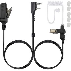 Walkie Talkie Earpiece with Mic Headset Ear Piece for Baofeng Betch Retevis Kenwood Arcshell uv-5r uv-5g gm-15 bf-888s bf-f8hp rt68 rt22 rt21 rt27 rt19 h777 15 nx5300 nx1300 ar-5 ar-6 in Kuwait
