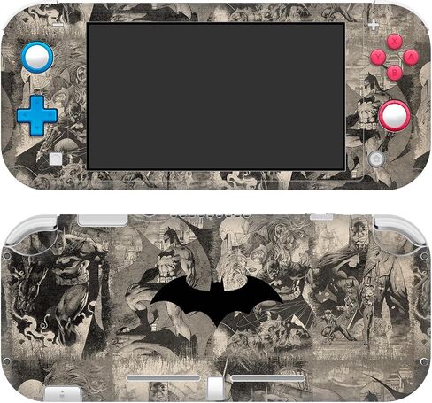 Head Case Designs Officially Licensed Batman DC Comics Classic Logos and Comic Book Vinyl Sticker Gaming Skin Decal Cover Compatible with Nintendo Switch Lite in Saudi Arabia