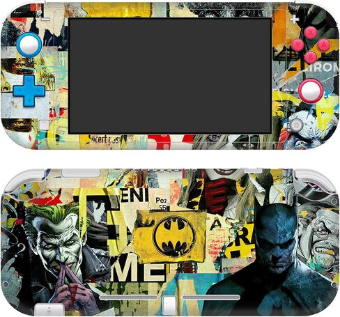 Head Case Designs Officially Licensed Batman DC Comics Classic Logos and Comic Book Vinyl Sticker Gaming Skin Decal Cover Compatible with Nintendo Switch Lite in Saudi Arabia