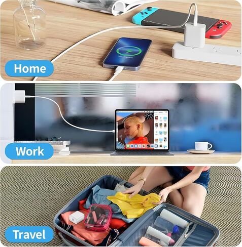 [5 عبوات] شاحن USB-C، كتلة شحن سريعة من النوع C بقدرة 20 وات متوافقة مع iPhone15/15 Pro/15 Pro Max /15 Plus /14/13/12/iPad Pro/Air/Mini in Saudi Arabia