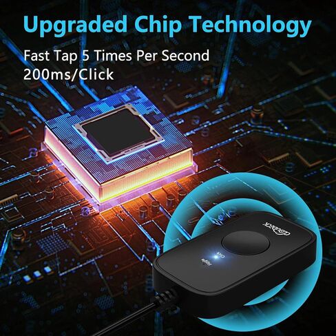 Mouse Jiggler Undetectable,USB Mouse Mover,Gaming Automatic Continuous and Assistive Click Device, Plug & Play,Simulate Mouse Pointer Movement to Keep Computer Laptop Active in Saudi Arabia
