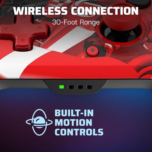PDP REMATCH GLOW Wireless Controller: Grand Prix Mario (with Motion) - Nintendo Switch™, Nintendo Switch™ Lite, & Nintendo Switch™ - OLED Model in Saudi Arabia