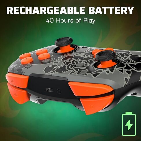 PDP REMATCH GLOW Wireless Controller: Grand Prix Mario (with Motion) - Nintendo Switch™, Nintendo Switch™ Lite, & Nintendo Switch™ - OLED Model in Kuwait