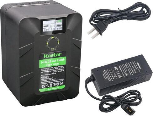 Kastar BP-Y150W V Mount Battery D-Tap Compact Fast Charger Compatible with Sony PDW-F335K PDW-F335L PDW-F350 PDW-F350L PDW-F355L PDW-F800 PDW-HR1 PDW-R1 PDW-R1 PDW-V1 (XDCAM VTR) DVW-250 DVW-250P in Saudi Arabia